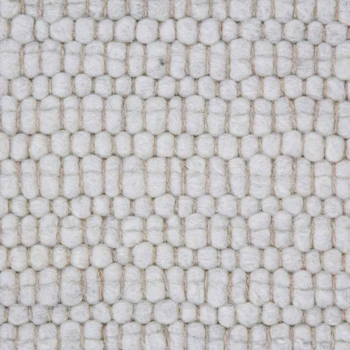 Χειροποίητο Πλεκτό Χαλί Stone, 1000b White
