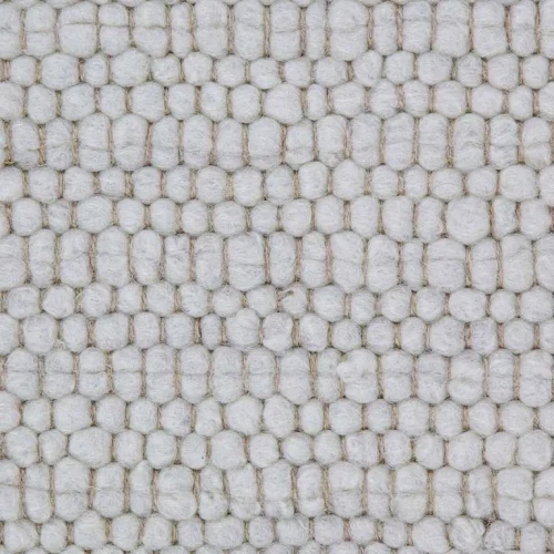 Χειροποίητο Πλεκτό Χαλί Stone, 1001b White