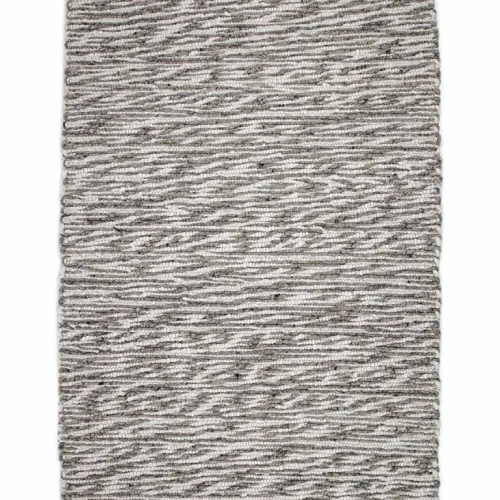 Handwoven Stone rug, 1003 Tiger White-Brown