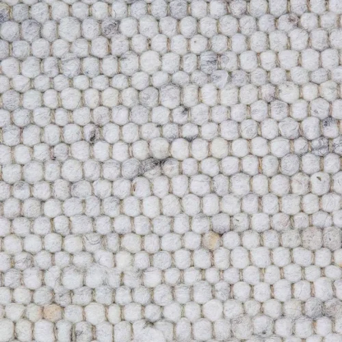 Χειροποίητο Πλεκτό Χαλί Stone, 1100b White-Brown