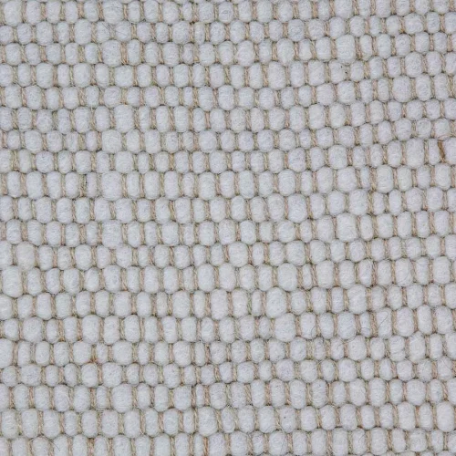Χειροποίητο Πλεκτό Χαλί Stone, 200b White