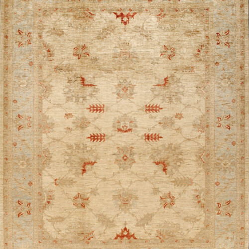 Ziegler Ferahan neoclassic rug, Beige/Red