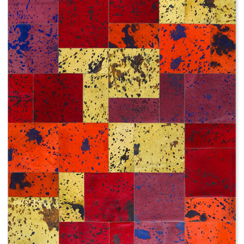 Skin Rug Nomad Multy/Acid Blue