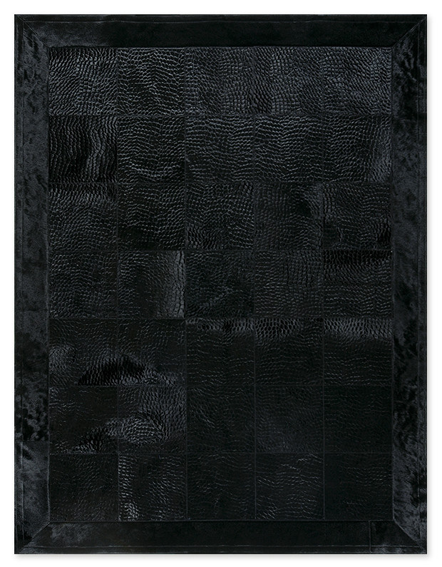 Skin Rug Panel (30) Embossed Rivoli Black