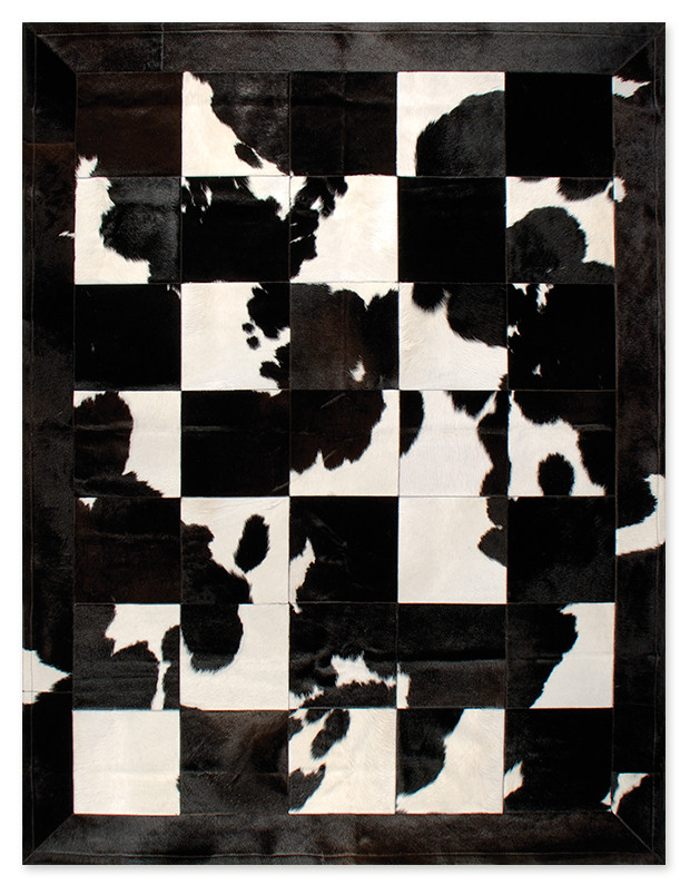 Skin Rug Panel (30) Nat.Black/White