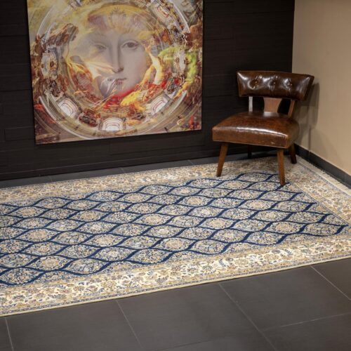 Persian classic rugs, Nain 6LA Repeated Design Raf/Ivory