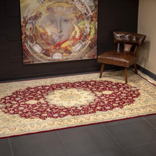 Persian classic rugs, Tabriz Floral Red/Beige