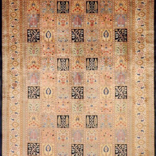 Caucasian classic rugs, Bahktiar Black/Beige