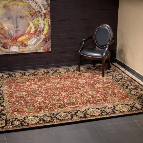 Sultanabad classic rugs, SPR-12 Rust/Ebony