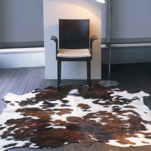 Cow Skin, Natural Brown-White