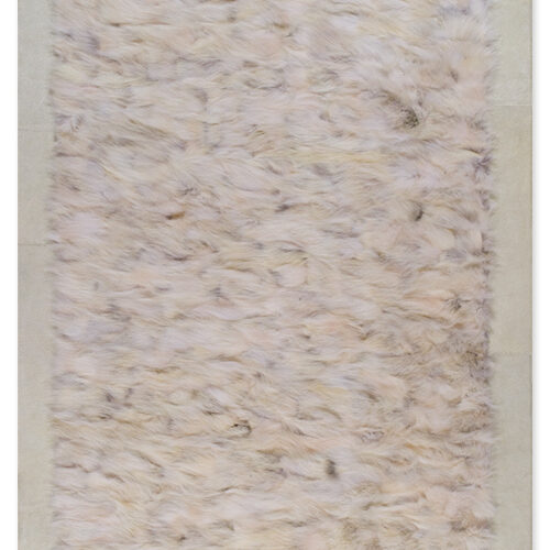 Fox Fur Rug White