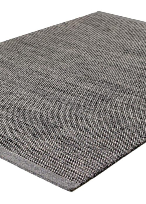 Modern Handmade kilims, Bioko Grey/Black