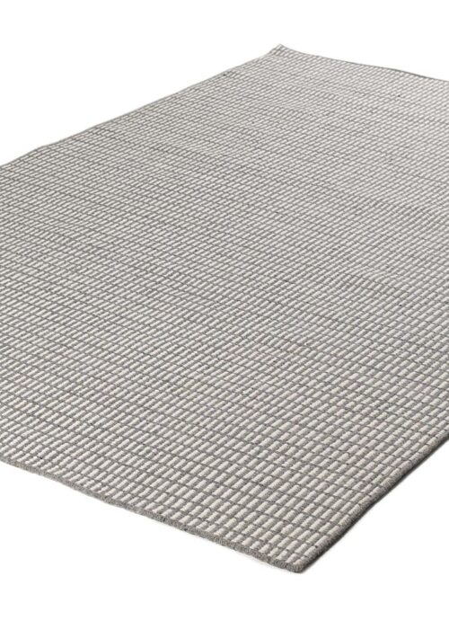 Modern Handmade kilims, Maki Grey/White