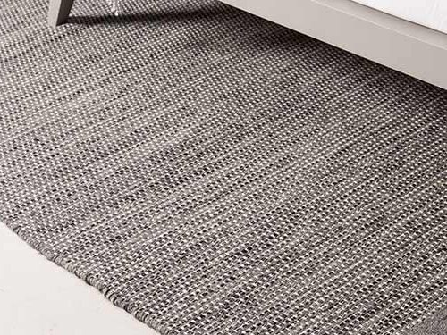 Modern Handmade kilim Bioko Grey/Black
