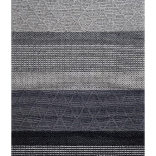 Χειροποίητο Πλεκτό Χαλί, Plex Grey/Black