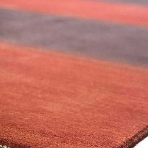 Cube Modern Rug, CB-299 Rust/Charcoal