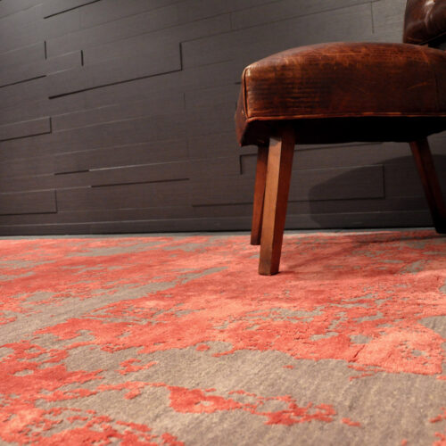 Μοντέρνο Χαλί Ocean, ESK-431 Dark Grey/Red Lacquer