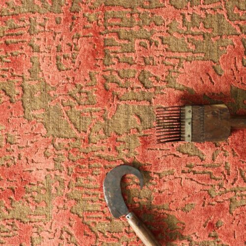 Ocean Modern Rug, ESK-624 Clay/Velvet Red