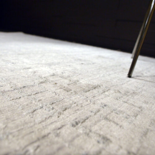 Modern Rug, BFE White/Ciel
