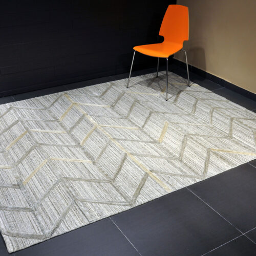 Topaz Modern Rugs, ZR-171 Silver