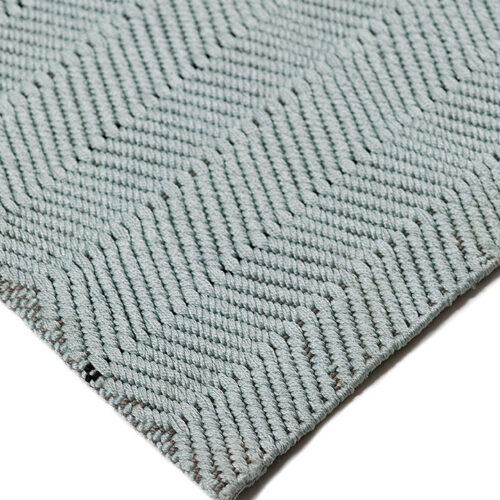 Modern Kilim, Herringbone Ciel