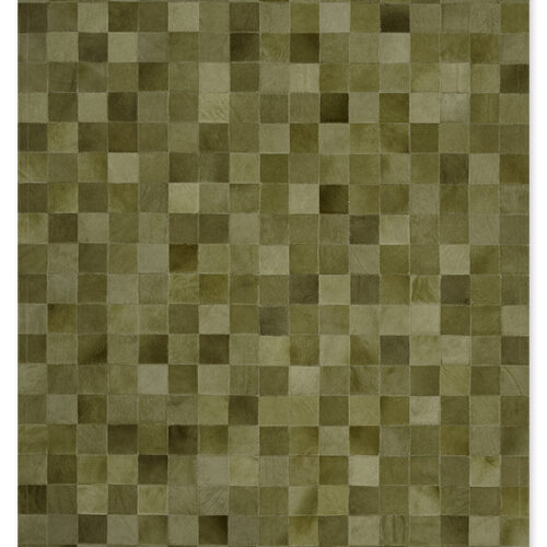 Leather Rug, Skin Rug Panel (10) Khaki