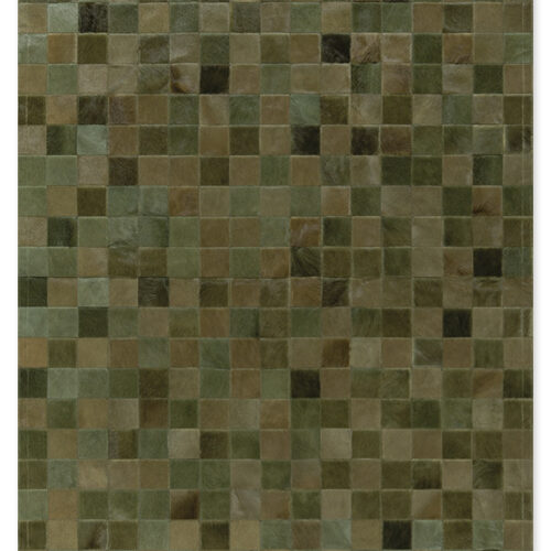 Leather Rug, Skin Rug Panel (10) Multy Khaki
