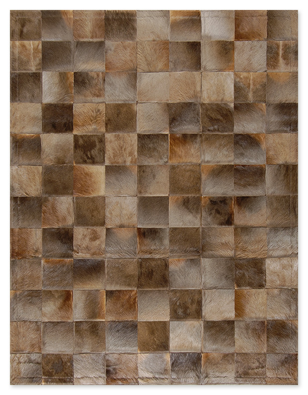 Leather Rug, Skin Rug Panel (20) Blesbok