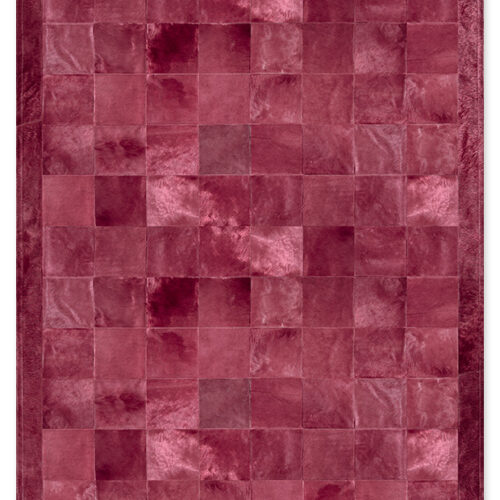 Leather Rug, Skin Rug Panel (20) Pink