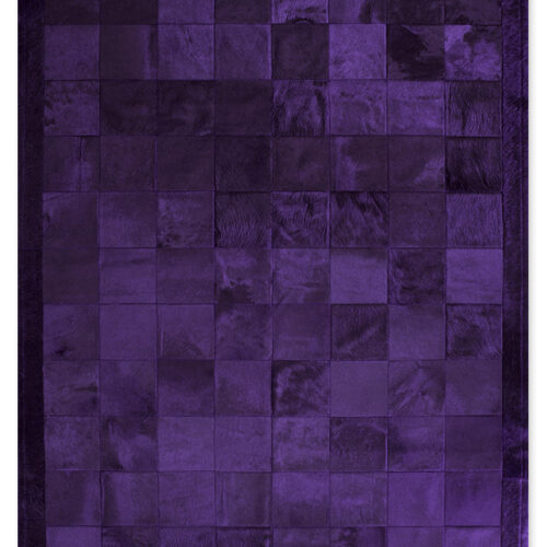 Leather Rug, Skin Rug Panel (20) Violet