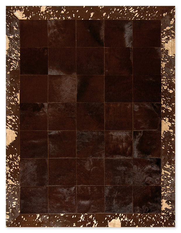 Skin Rug Panel (30) Brown/Acid Bronze