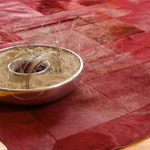 Skin Rug Panel (30) Dark Red