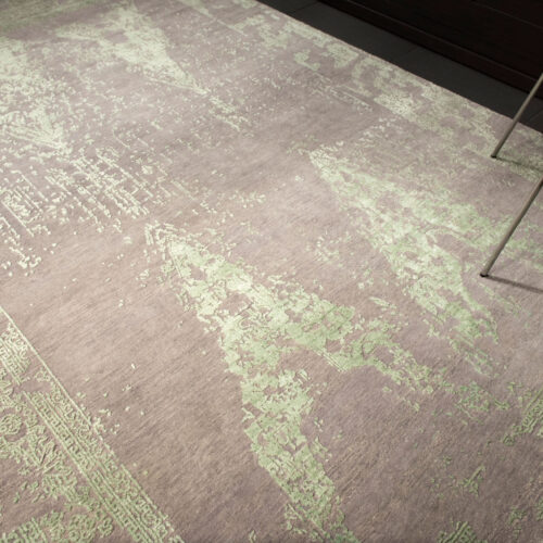 Vintage Modern Rug, Dragon Lt.Grey/Green