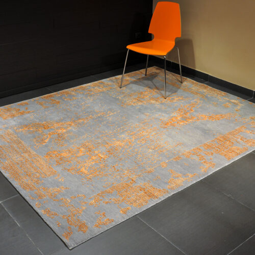Μοντέρνο Χαλί Vintage Dragon Lt.Grey/Orange
