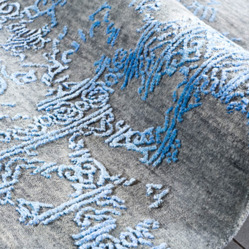 Vintage Modern Rug, ER-08 Grey/Blue