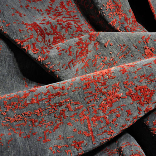 Vintage Modern Rug, ER-08 M.Grey/Red