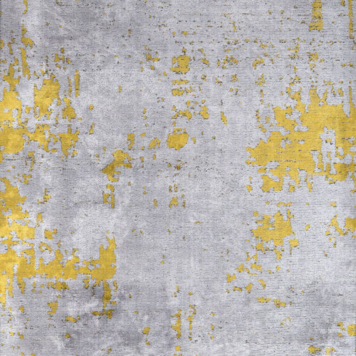 Edgy modern carpets, PA-20210 Silver/Mustard