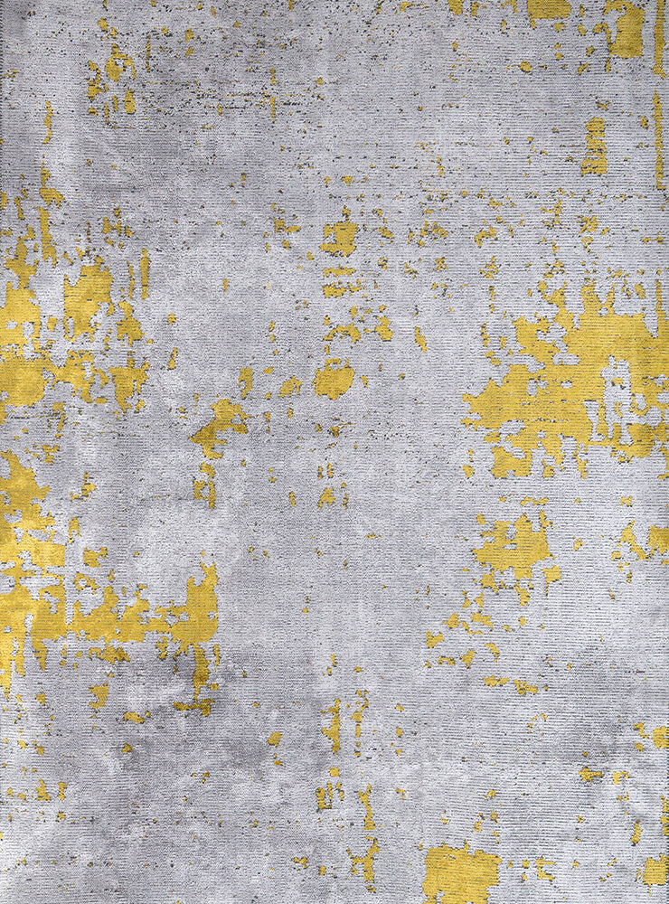 Edgy modern carpets, PA-20210 Silver/Mustard