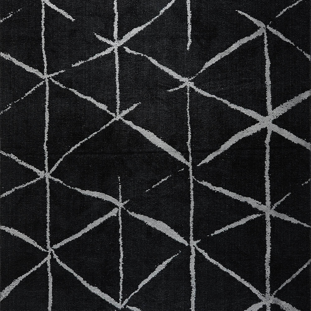 Edgy modern carpets, PA-20214 Black/Grey