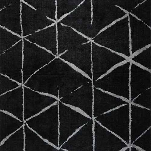 Edgy modern carpets, PA-20214 Black/Grey