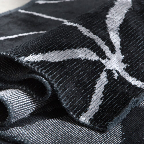Edgy modern carpets, PA-20214 Black/Grey