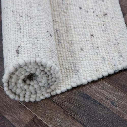 Χειροποίητο Πλεκτό Χαλί Stone, 203c Beige-Brown Spots