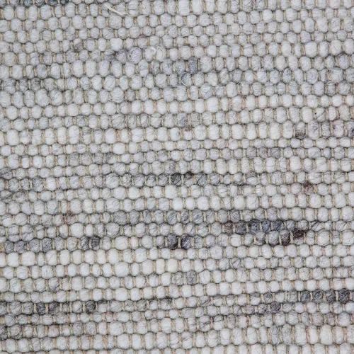 Χειροποίητο Πλεκτό Χαλί Stone, 205b White-Grey