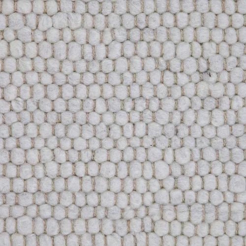 Χειροποίητο Πλεκτό Χαλί Stone, 300b White