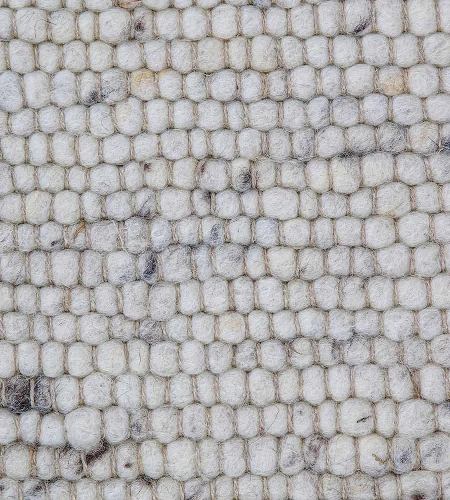 Χειροποίητο Πλεκτό Χαλί Stone, 303b Beige-Brown Spots