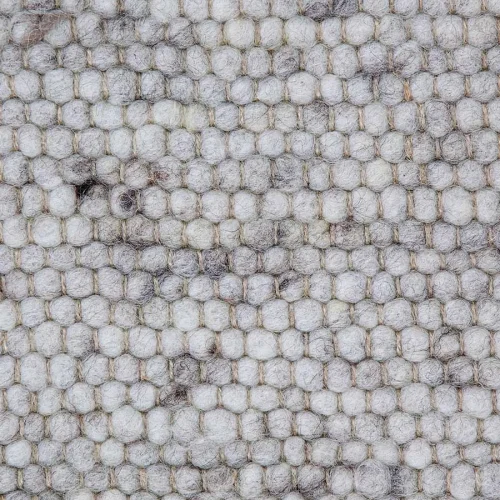 Χειροποίητο Πλεκτό Χαλί Stone, 304b White Brown
