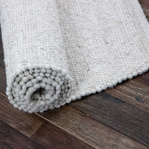 Χειροποίητο Πλεκτό Χαλί Stone, 500c Light Beige
