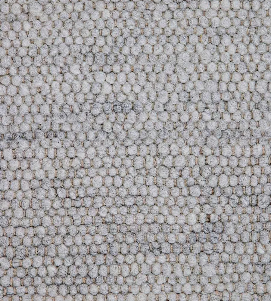 Χειροποίητο Πλεκτό Χαλί Stone, 502b Light Grey