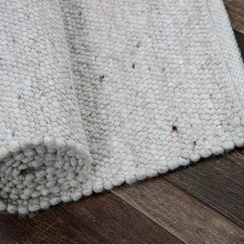 Χειροποίητο Πλεκτό Χαλί Stone, 600c Light Beige
