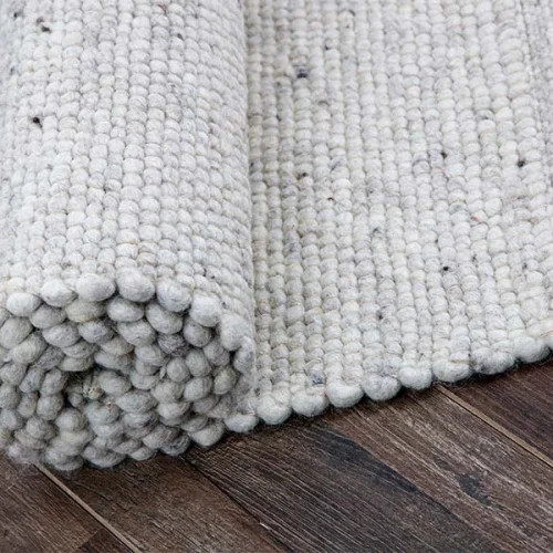 Χειροποίητο Πλεκτό Χαλί Stone, 601c Dark Beige